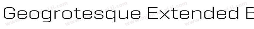 Geogrotesque Extended Bold字体转换
